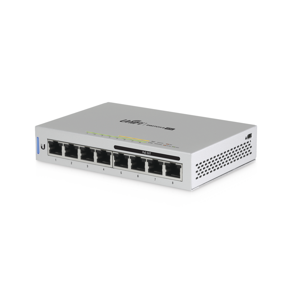 US860W UBIQUITI NETWORKS Managed Unifi Switch Layer 2 of 8 Ports Gigabit (4 Ports Gig