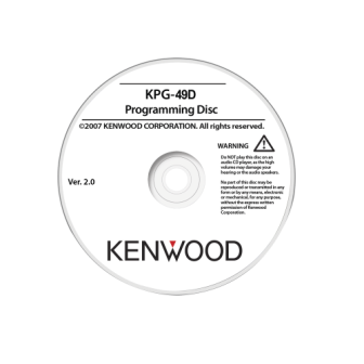 KPG49D KENWOOD Programming Software for KENWOOD Radios TK280/380