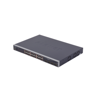 PLANET WGSW24040HP4 24-Port 10/100/1000Mbps 802.3at PoE with 4-S