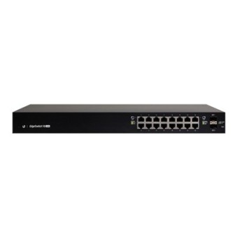 ES16150W UBIQUITI NETWORKS 16-Port Gigabit Managed PoE/24V Passive PoE EdgeSwitch wit