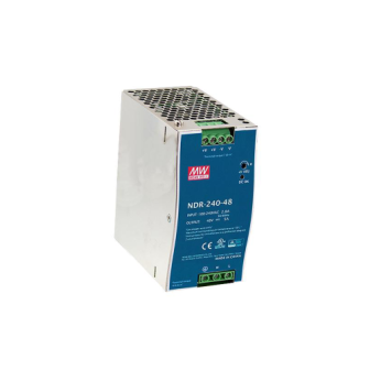 NDR24048 MEANWELL Industrial Power Supply 240W 48Vcc 5A  DIN Rail