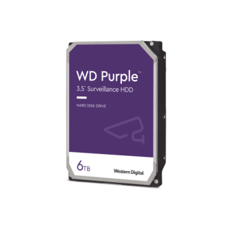 WD62PURZ Western Digital (WD) WD HDD 6TB Optimized for Video Surveillance / 3-year Wa