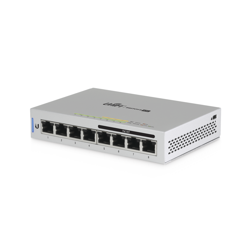 US860W UBIQUITI NETWORKS Managed Unifi Switch Layer 2 of 8 Ports