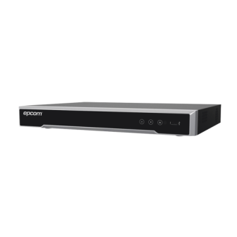 EV8008TURBOD EPCOM DVR 8 Megapixel / 8 Channels 4K TURBOHD  8 IP Channels / 1 HDD Bay