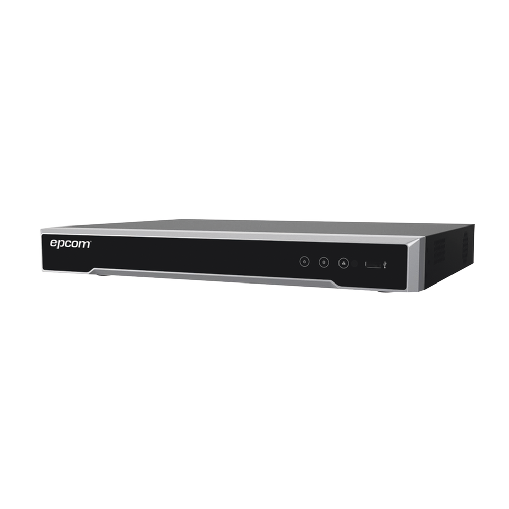 EV8008TURBOD EPCOM DVR 8 Megapixel / 8 Channels 4K TURBOHD  8 IP Channels / 1 HDD Bay