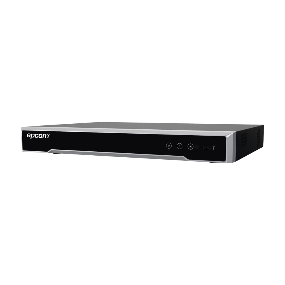 EV8008TURBO EPCOM DVR 8 Megapixel / 8 Channels 4K TURBOHD  8 IP Channels / 1 HDD Bays