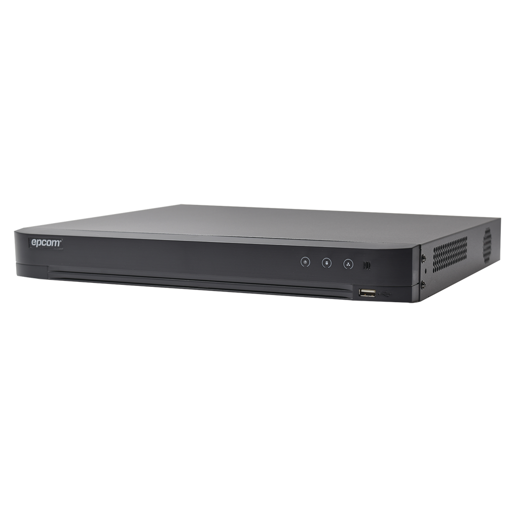 EV4004TURBOX EPCOM DVR 4 Megapixel / 4 TURBOHD Channels  2 IP Channels / 1 HDD Bay /