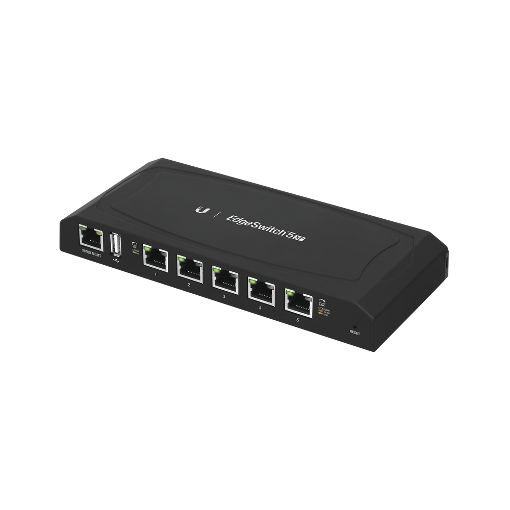 ES5XP UBIQUITI NETWORKS EdgeSwitch 5XP 5-Port 24 V Passive PoE with advanced Layer 2