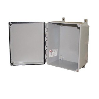 A1086CHSCFG Syscom Enclosure Fiberglass Polyester. Indoor and outdoor. A1-086-CHSCFG