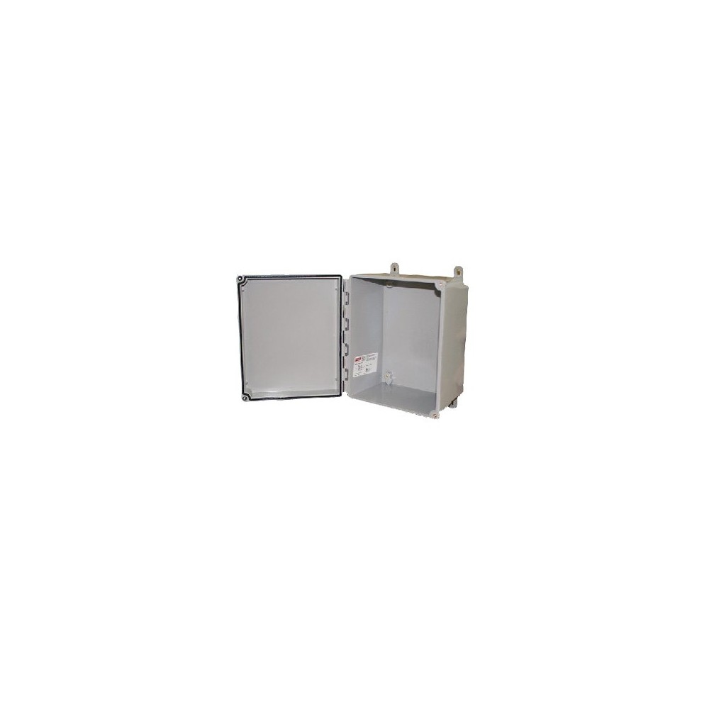 A1086CHSCFG Syscom Enclosure Fiberglass Polyester. Indoor and outdoor. A1-086-CHSCFG