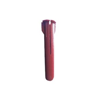 TP2X THORSMAN Red &frac14   plug for screw 10 mm x 1 &frac12   (100 pcs) (1103-03100)