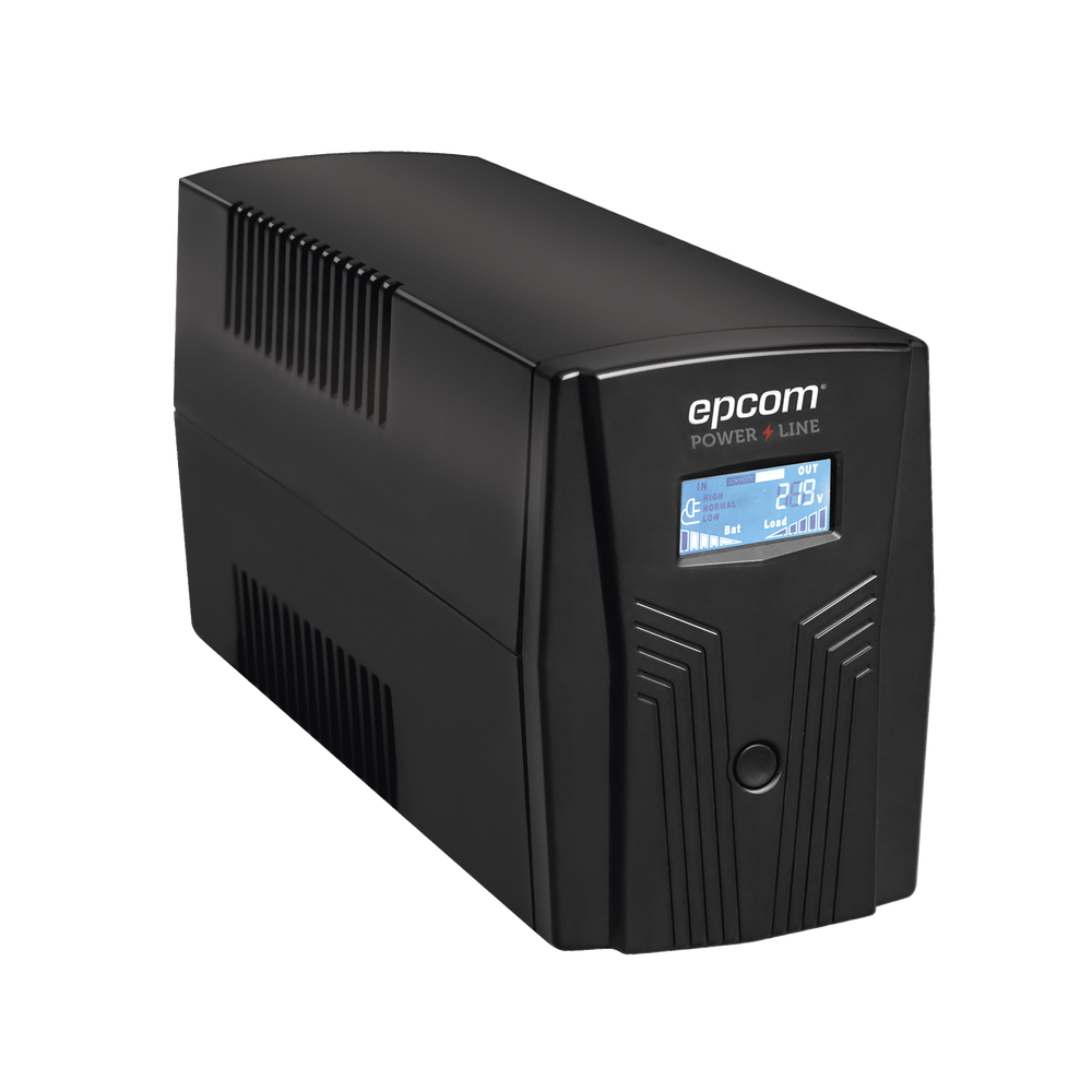 EPU500LCD EPCOM POWERLINE 600VA / 360 W UPS with LCD Display and Automatic Voltage Re