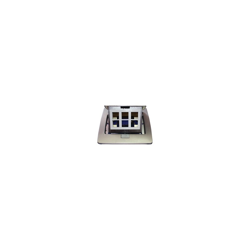 THMCPD THORSMAN Mini Floor Box Socket for Data (3 Contacts) Stainless Steels (11000-2