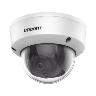 D40TURBOVW EPCOM TVI Dome Camera 4 MP / IP66 / IK10 / 2.8mm to 12 mm Varifocal lens /