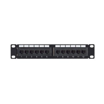 LPPP601 LINKEDPRO BY EPCOM Patch Panel UTP Cat6 10in 12 Ports LP-PP-601