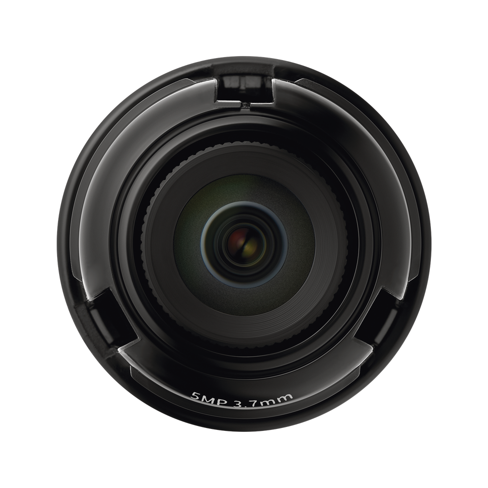 SLA5M3700D Hanwha Techwin Wisenet 3.7mm Lens / 5MP / Interchangea