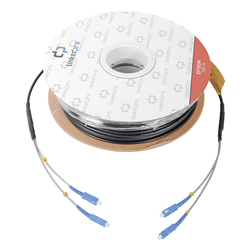 EF100M LINKEDPRO BY EPCOM 328 ft (100 m) of Fiber Optic Single-mode with SC-SC Duplex