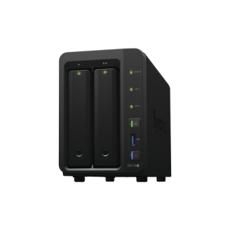 DS718PLUS SYNOLOGY Desktop NAS Server of 2 Expandable Internal Bays up to 7 Bays (12T