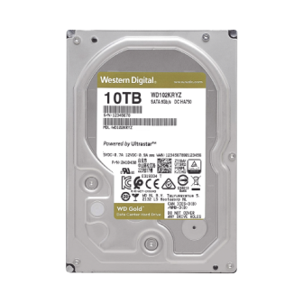 WD102KRYZ Western Digital (WD) WD GOLD 10TB DATACENTER HDD CLASS SATA 6 GB/S 7200 RPM