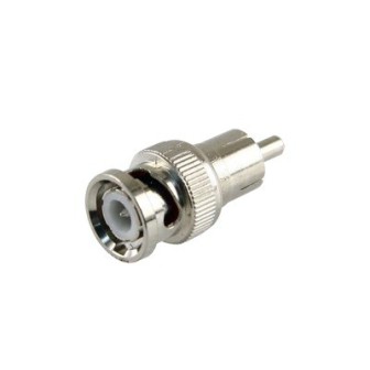 TTRG01 EPCOM TITANIUM Straight 75 Ohm Adaptor from BNC Male connector to RCA male for