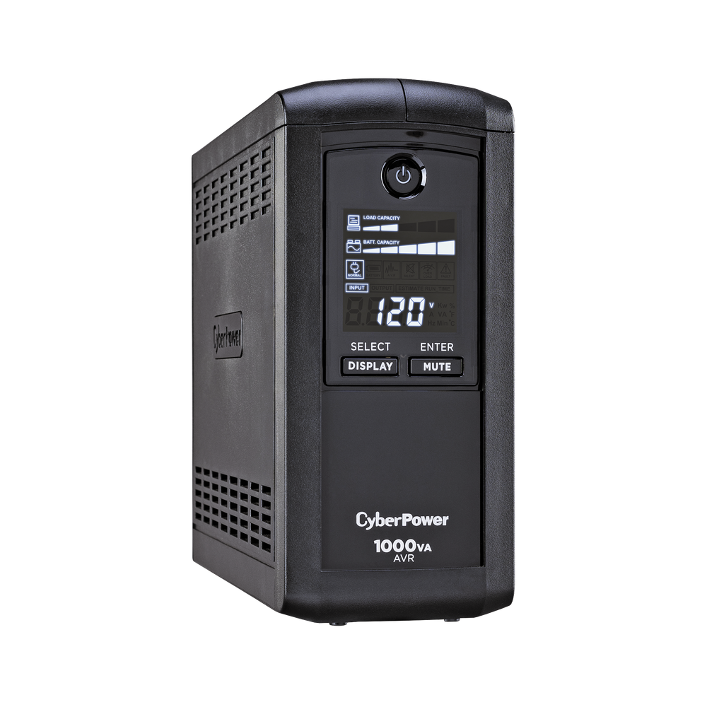 CYBERPOWER CP1000AVRLCD UPS 1000VA / 600W Smart LCD Display Auto