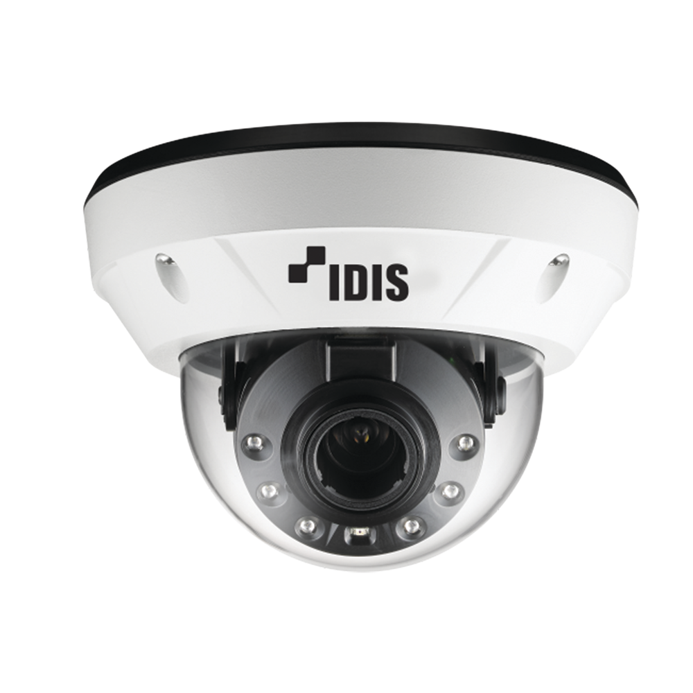 DCD4533HRXUS IDIS IP Dome Camera w/Heater  5MP (H265)  MOTORIZED