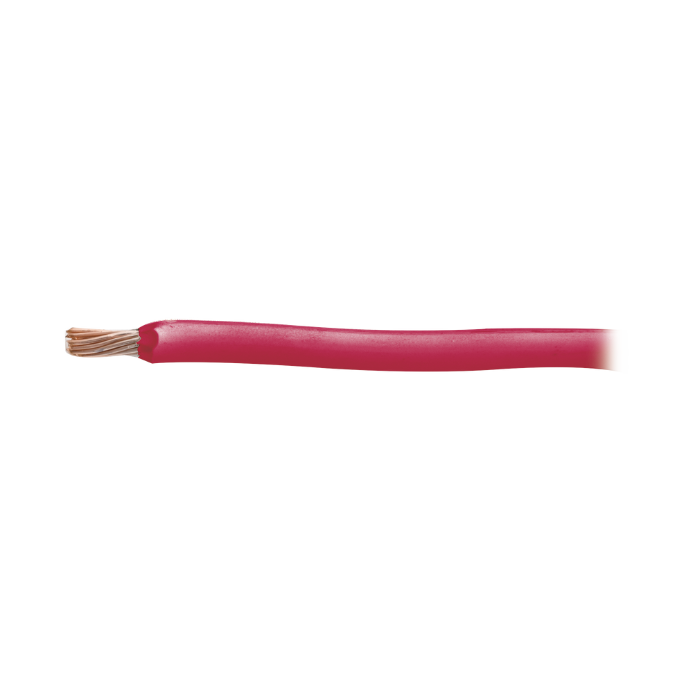 SLY296RED001 INDIANA 8 AWG red color wire soft copper conductor o