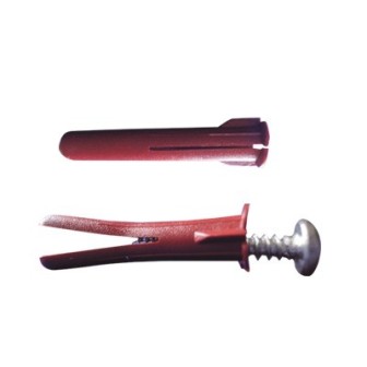 TP2XKIT THORSMAN Package with 10 Red Conical Plastic Anchor 1/2  of Length and 10 Scr