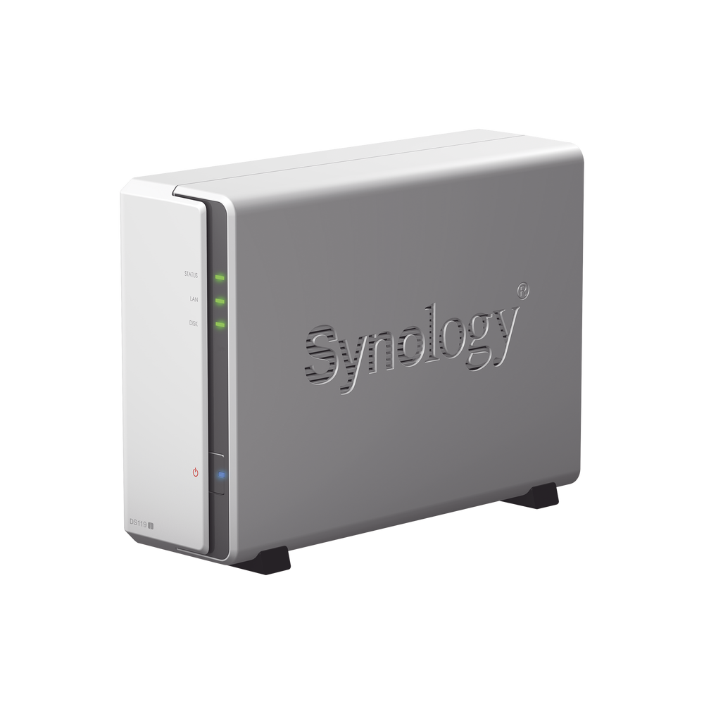 DS119J SYNOLOGY Desktop NAS Server 1 Bay / 12 TB / Supports up to 5 Cameras DS119J