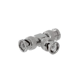 TTRG14 EPCOM TITANIUM 75 Ohm T Shape Adapter of Triple BNC Male connectors to be used