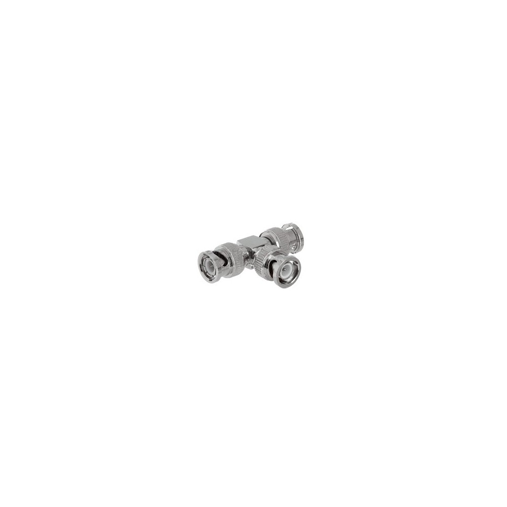 TTRG14 EPCOM TITANIUM 75 Ohm T Shape Adapter of Triple BNC Male connectors to be used