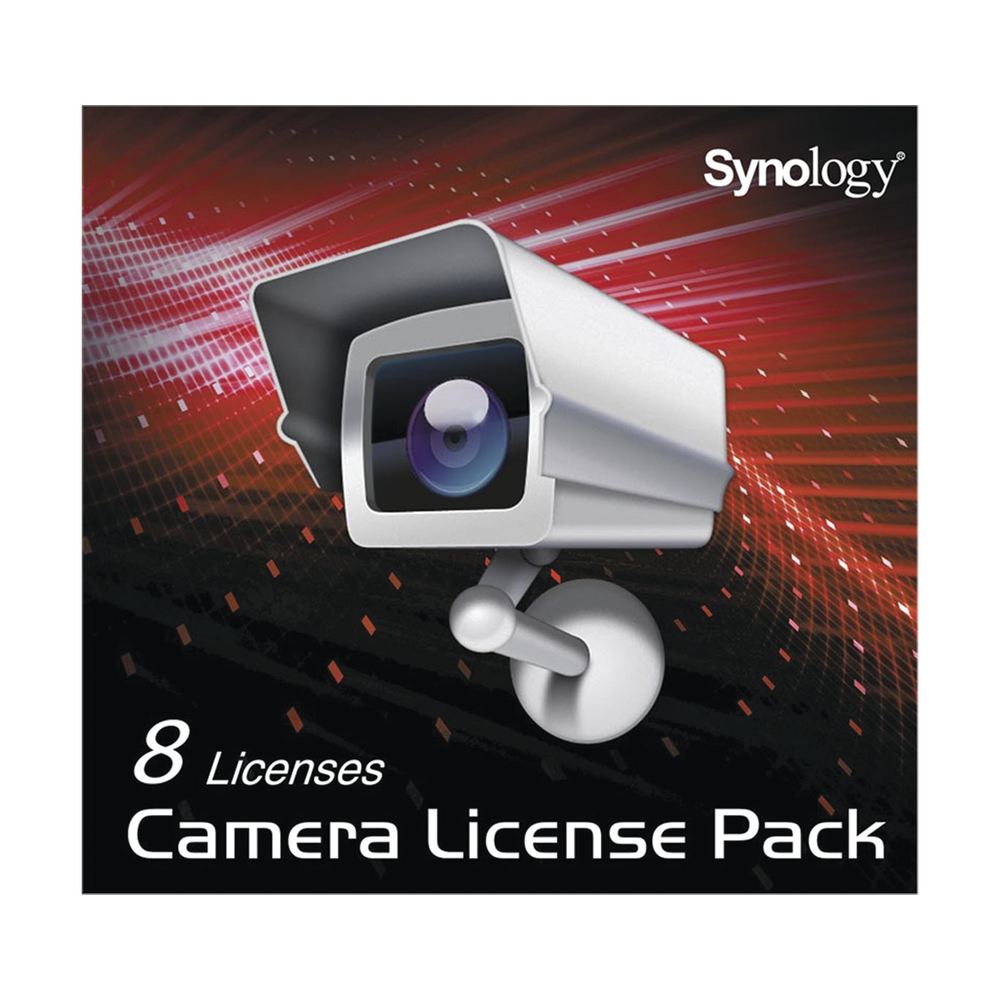 CLP08 SYNOLOGY License for 8 IP Cameras in SYNOLOGY Servers CLP-08