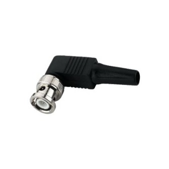 TTRG95 EPCOM TITANIUM Right Angle 75 Ohm BNC Male Connector with PVC Relief Plastic B