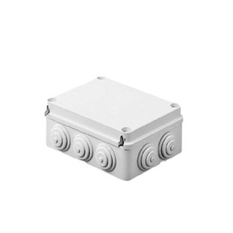 GEWISS GW44007 PVC Junction Box with 10 Inputs Screw-cap 190 x 1