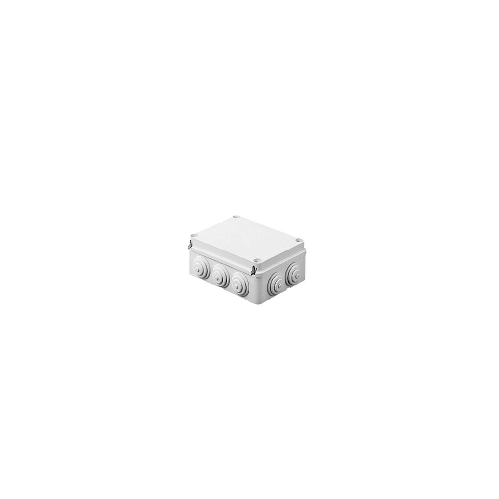 GEWISS GW44007 PVC Junction Box with 10 Inputs Screw-cap 190 x 1