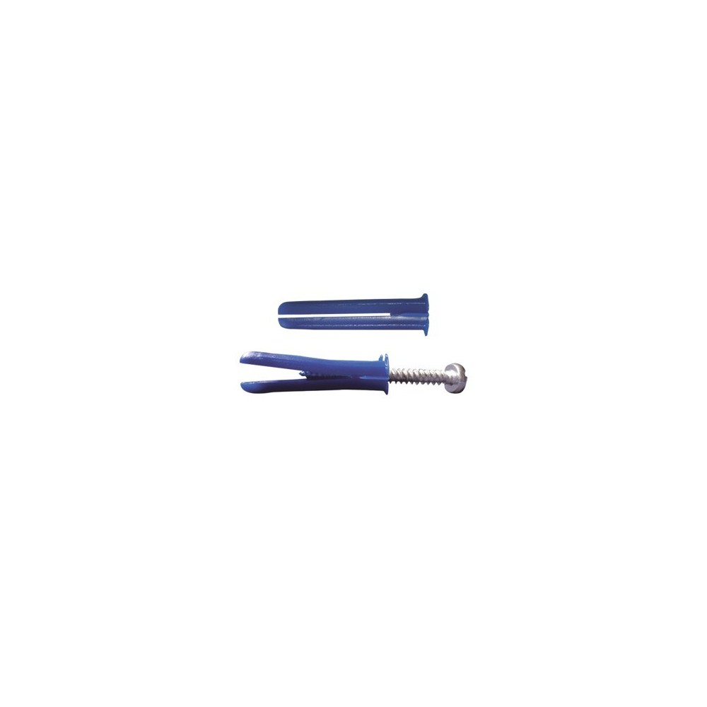 TP3KIT THORSMAN Package with 6 blue conical plastic anchor 2  of length and 6 screw 1