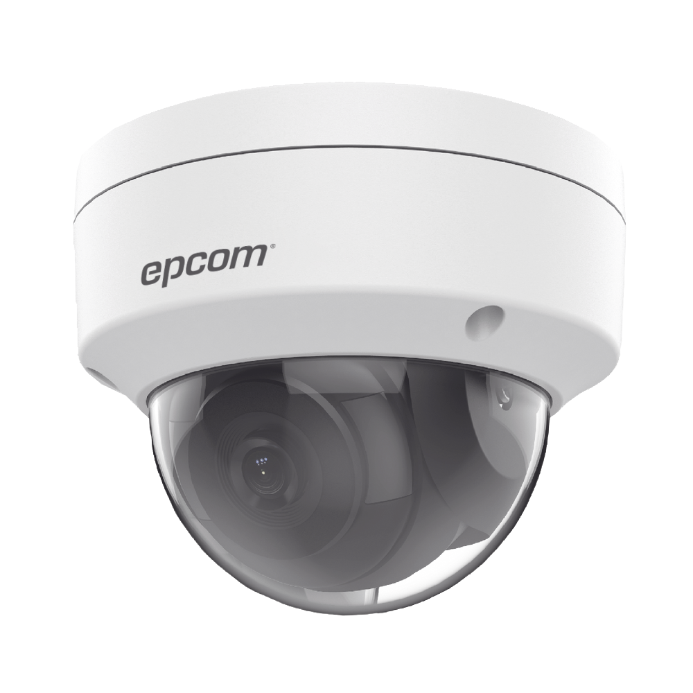 XD24S EPCOM IP Dome 4 Megapixel / 2.8 mm Lens / 40 mts IR EXIR / IP67 / IK10 / WDR 12