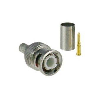 EPCOM TITANIUM TTRG91 75 Ohm BNC Male Connector in 3 Pieces Stra