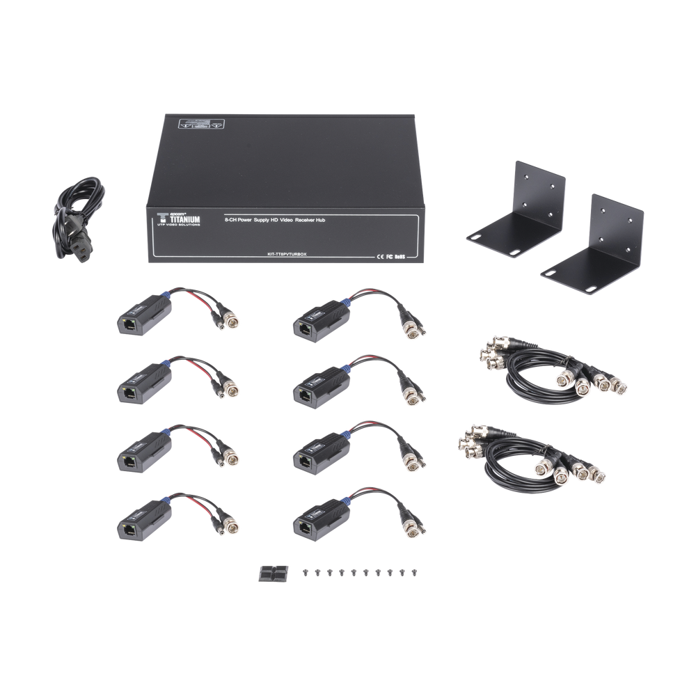 KITTT8PVTURBOX EPCOM TITANIUM 8-CHANNEL ACTIVE TRANSCEIVER Kit / VIDEOPOWER in a sing