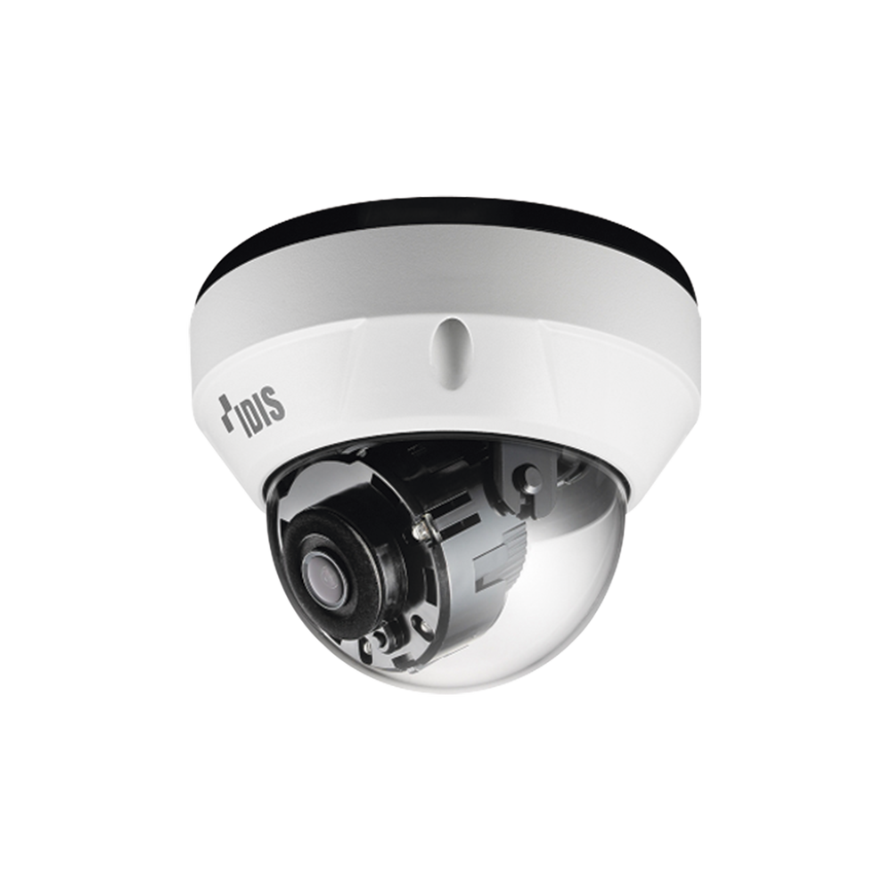 DCD4213WRXUS IDIS IP Camera Dome 2 Megapixel (1080p)  IK10  Two-way Audio  Alarm I/O