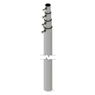 SLM12 SYSCOM TOWERS 40 ft Telescopic Mast (Requires Installation Accessories) SLM-12