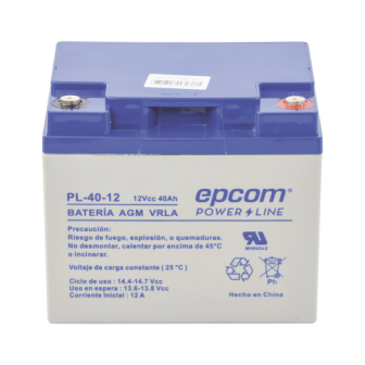 PL4012 EPCOM POWERLINE Backup battery / 12 V 40 Ah / UL / AGM-VRL