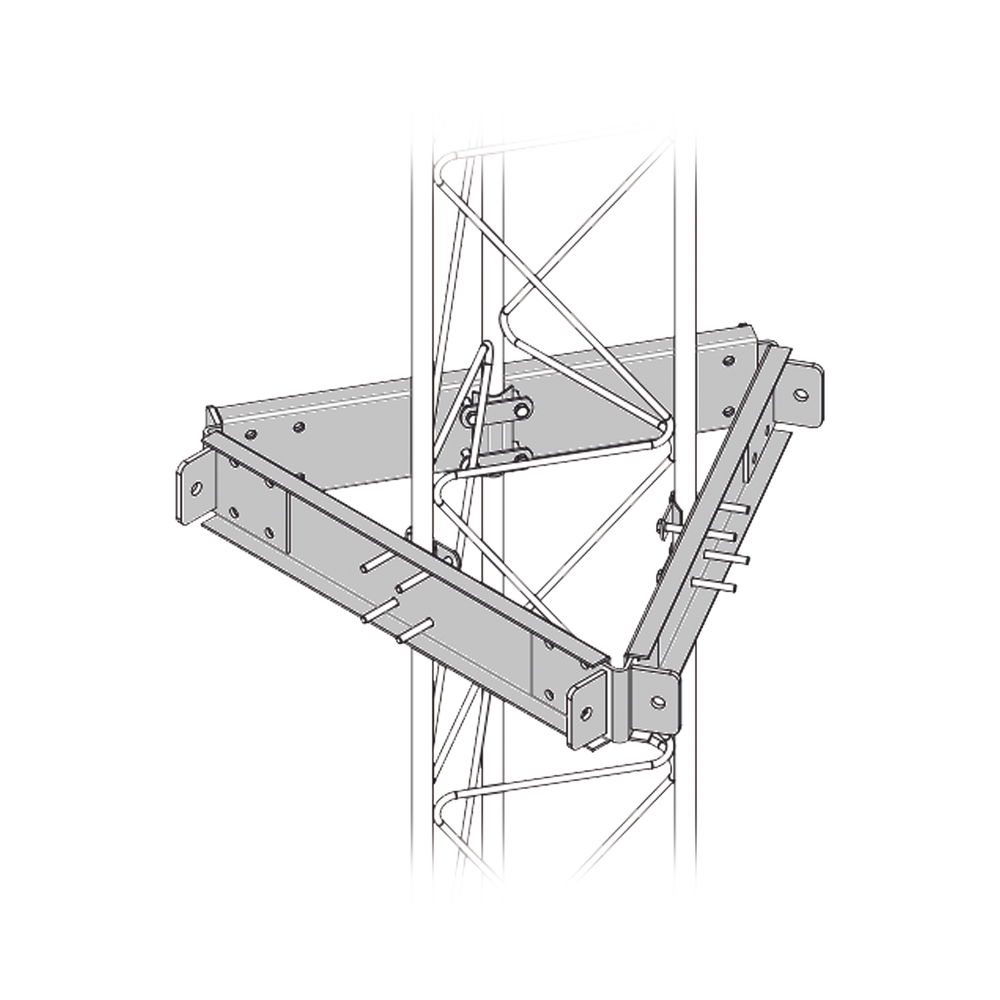 SEST30G SYSCOM TOWERS Tower Stabilizer for Sections STZ-30G Hot-dip Galvanized SEST-3