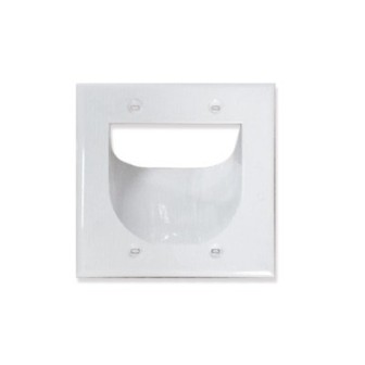 LPCRWPD LINKEDPRO BY EPCOM Cable Recessed Wall Plate LP-CR-WPD