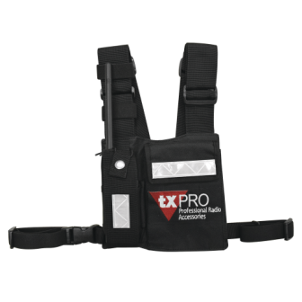 TX PRO CPPTXP Universal Chest Pack with Radio Holder Pen Holder