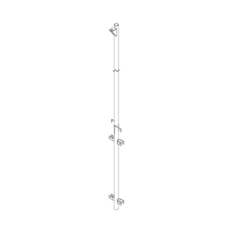 SPLUMAP SYSCOM TOWERS 4 Meter Elevation Tool Gauge 40 for Installation of STZ Tower S