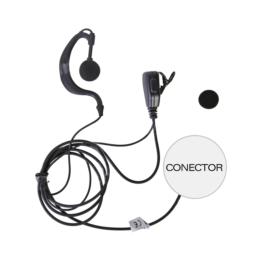 TX PRO TXEHI Microphone - adjustable ear clip headset for ICOM I