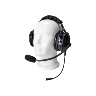 TX PRO TX750K01 Over the Head Heavy Duty Headset for Kenwood Rad