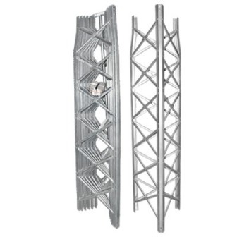 GTBX64 Syscom ROHN Self-Supporting Towers 7 Sections 64 ft. Hot-dip Galvanized GTBX64