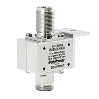 ISB50LNC0 POLYPHASER 10 MHz To 1 GHz Coaxial Protector With DC Block And N Female Con